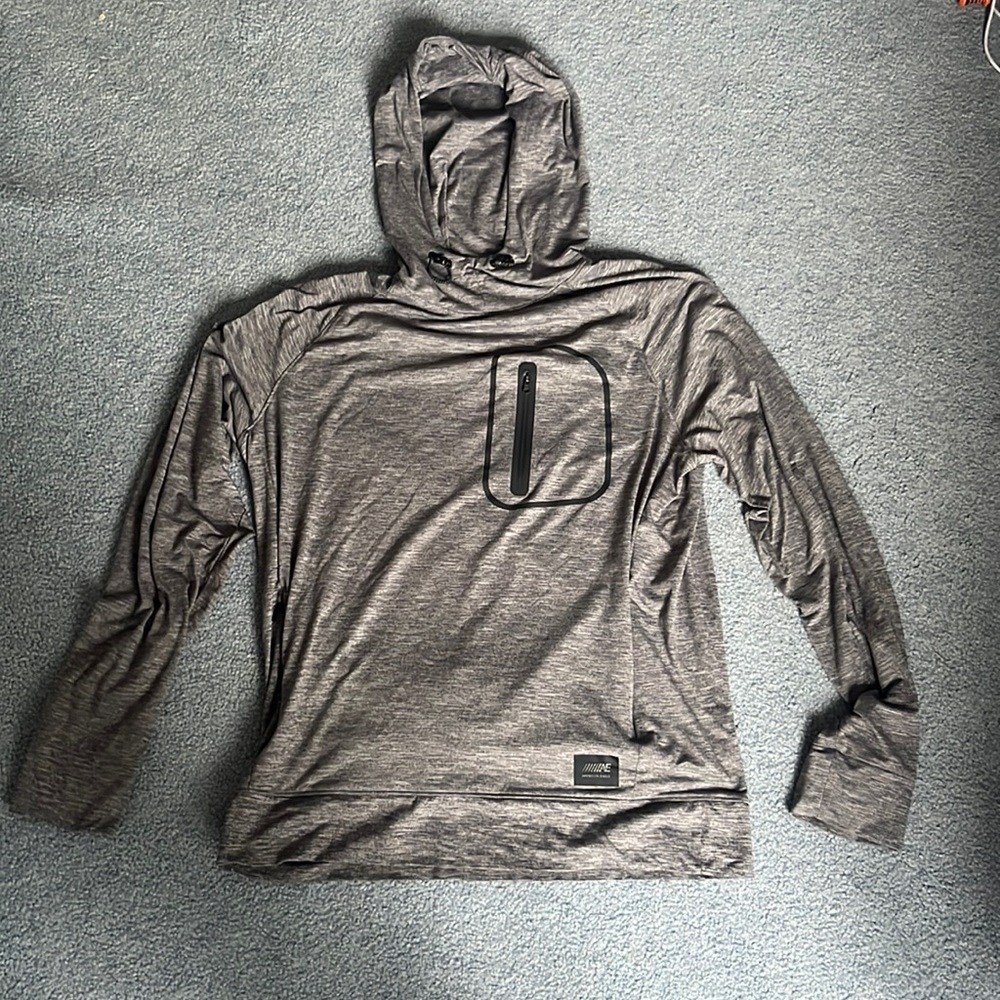 Men’s M American Eagle Flex Grey Long Sleeve Hoodie